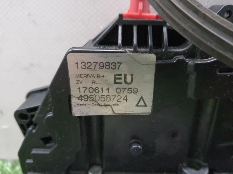 Serratura Porta POST DX 13279837 Opel Meriva B 2010