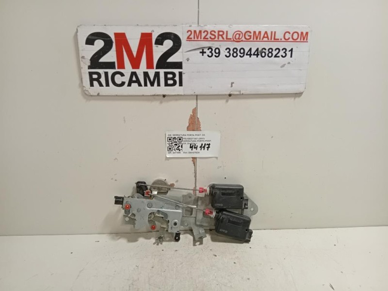 Serratura Porta POST DX SERRATURA PORTA POST DX Peugeot 807 2003