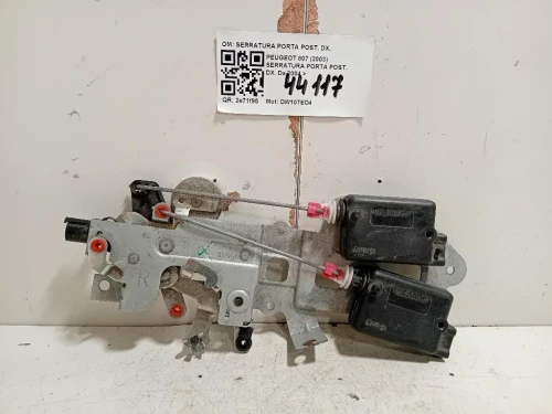 Serratura Porta POST DX SERRATURA PORTA POST DX Peugeot 807 2003