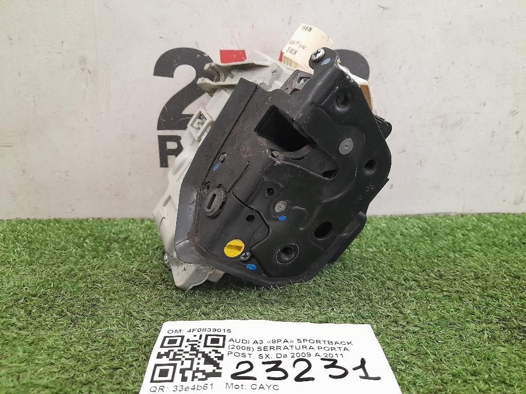 Serratura Porta POST SX 4F0839015 Audi A3 8PA Sportback 2008