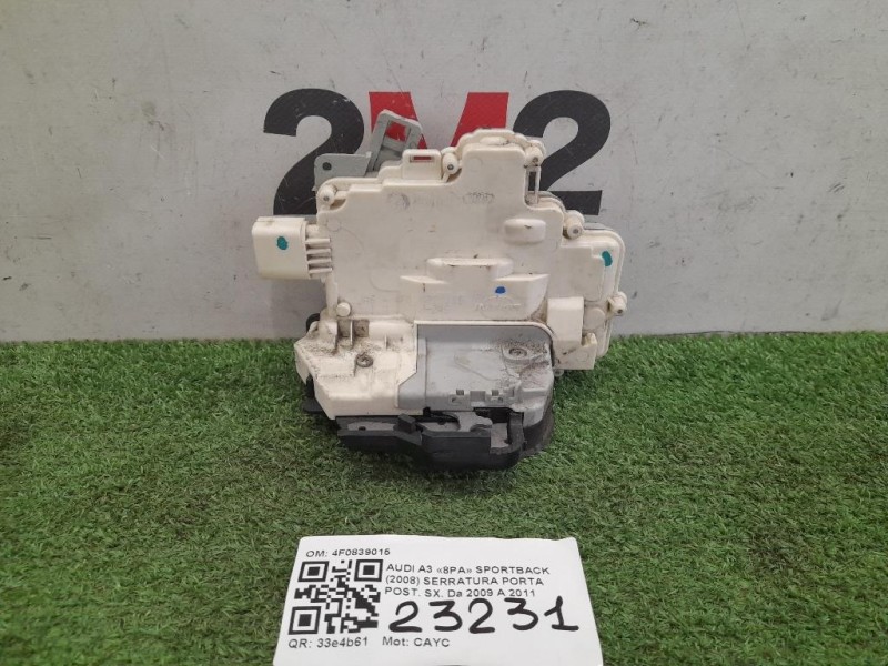 Serratura Porta POST SX 4F0839015 Audi A3 8PA Sportback 2008