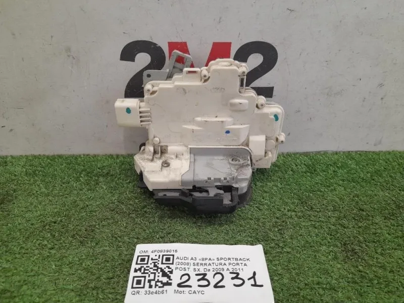 Serratura Porta POST SX 4F0839015 Audi A3 8PA Sportback 2008