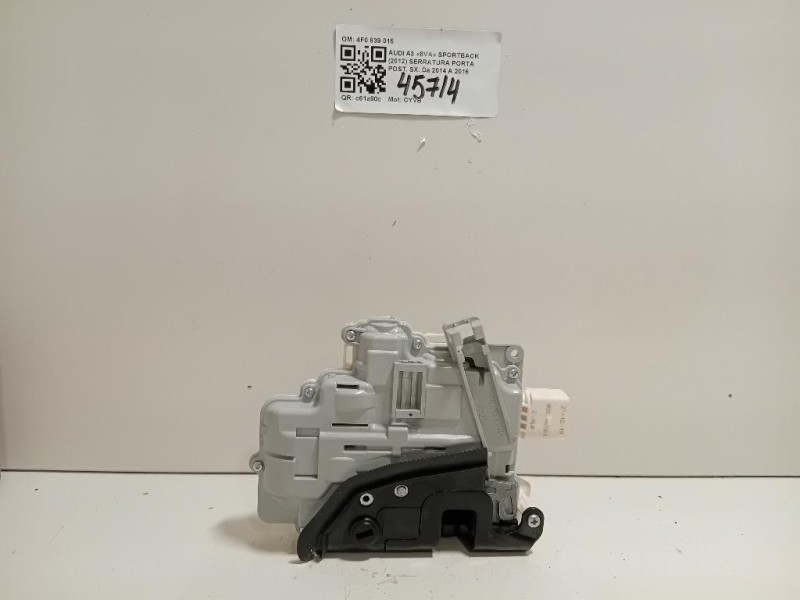 Serratura Porta POST SX 4F0 839 015 NUOVO Audi A3 8VA Sportback 2012