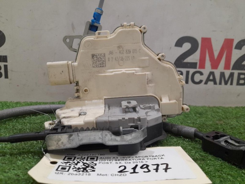 Serratura Porta POST SX 4G0839015C Audi A3 8VF Sportback 2016