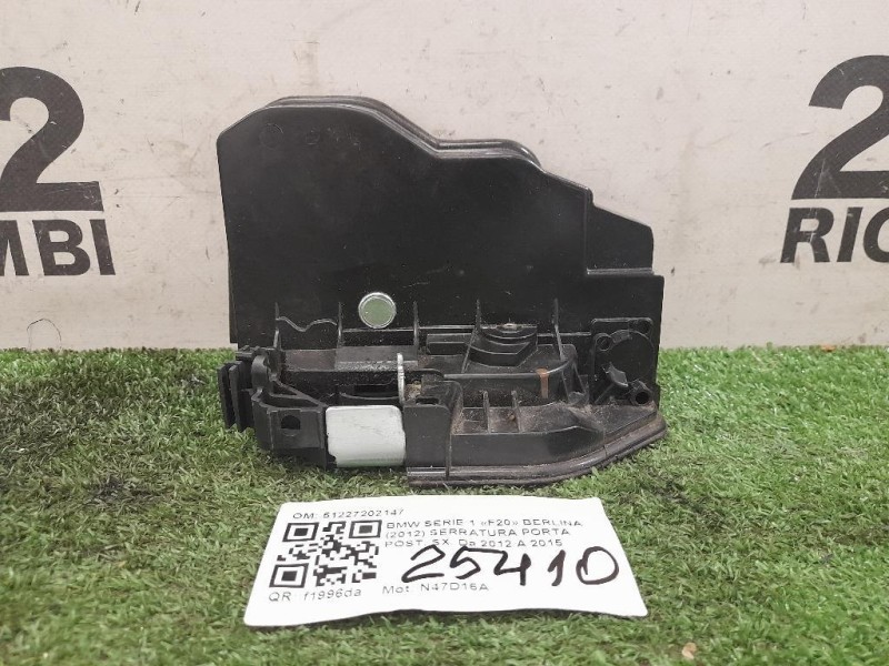 Serratura Porta POST SX 51227202147 Bmw Serie 1 F20 Berlina 2012