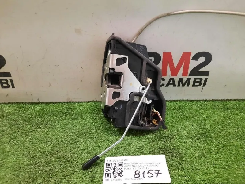 Serratura Porta POST SX 51227229459 Bmw Serie 3 F30 Berlina 2012