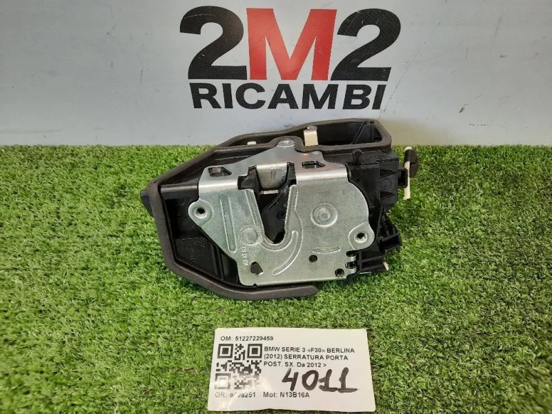 Serratura Porta POST SX 51227229459 Bmw Serie 3 F30 Berlina 2012