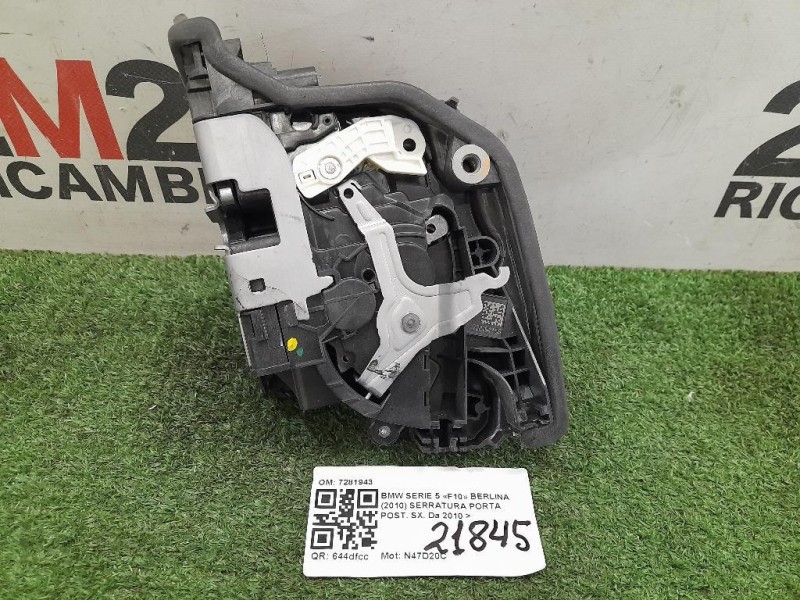 Serratura Porta POST SX 7281943 Bmw Serie 5 F10 Berlina 2010