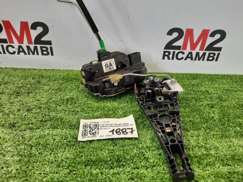 Serratura Porta POST SX 13579555 Chevrolet Cruze 2009