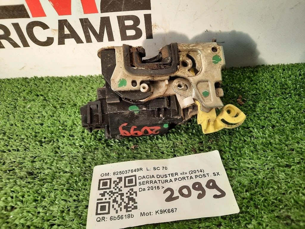 Serratura Porta POST SX 825037649R Dacia Duster I 2014