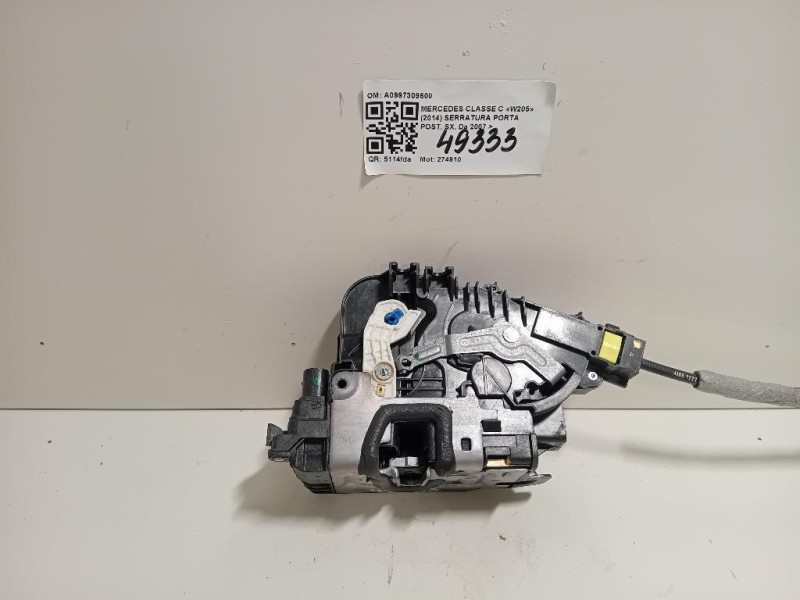 Serratura Porta POST SX A0997309600 Mercedes Classe C W205 2014