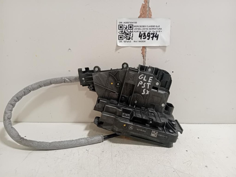 Serratura Porta POST SX A0997304100 Mercedes Classe GLE W166 2015