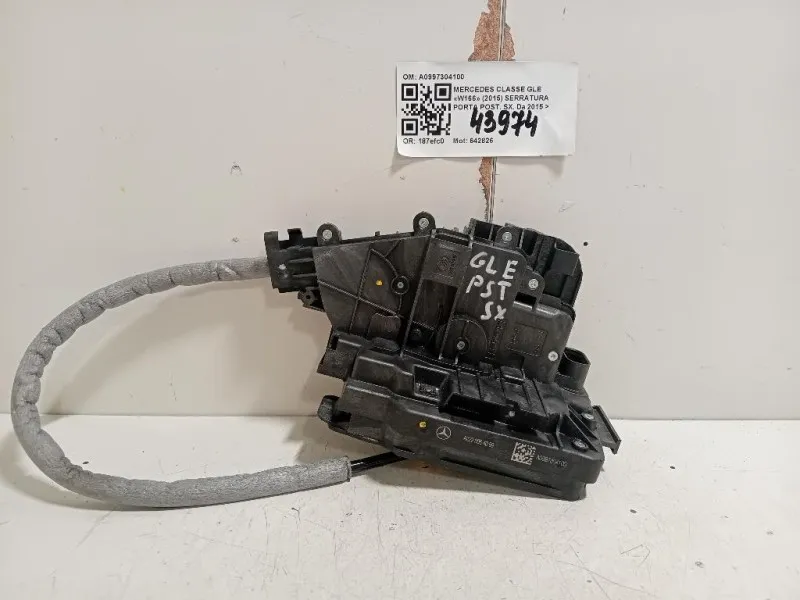 Serratura Porta POST SX A0997304100 Mercedes Classe GLE W166 2015