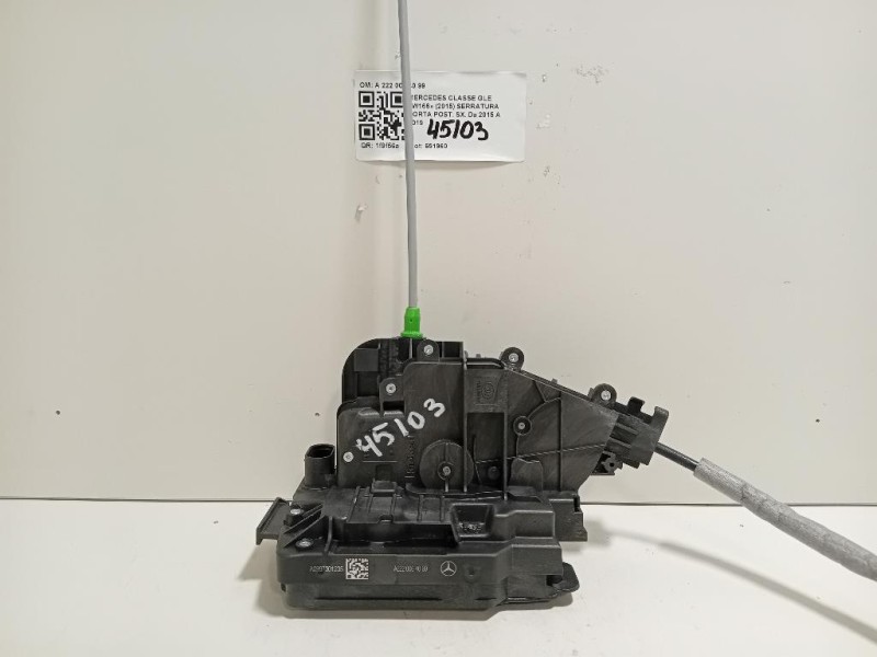 Serratura Porta POST SX A2220064099 Mercedes Classe GLE W166 2015