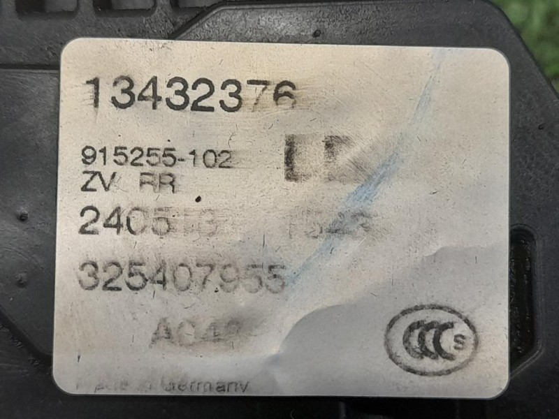 Serratura Porta POST SX 13432376 Opel Meriva B 2010