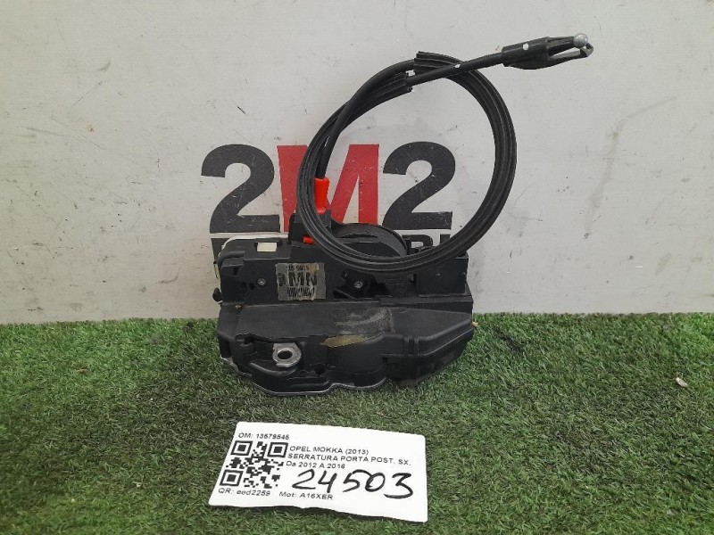 Serratura Porta POST SX 13579545 Opel Mokka 2013