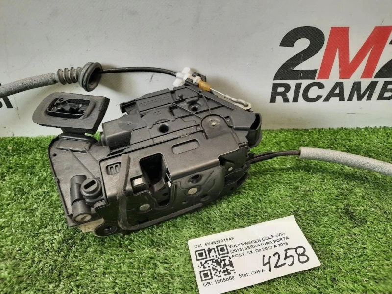 Serratura Porta POST SX 5K4839015AF Volkswagen GOLF VII 2013