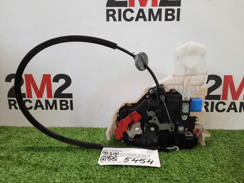 Serratura Porta POST SX 7L0839015D Volkswagen Touran II 2007