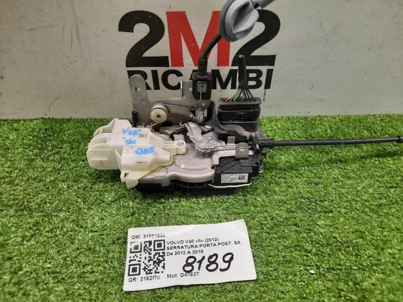 Serratura Porta POST SX 31391830 Volvo V40 II 2012