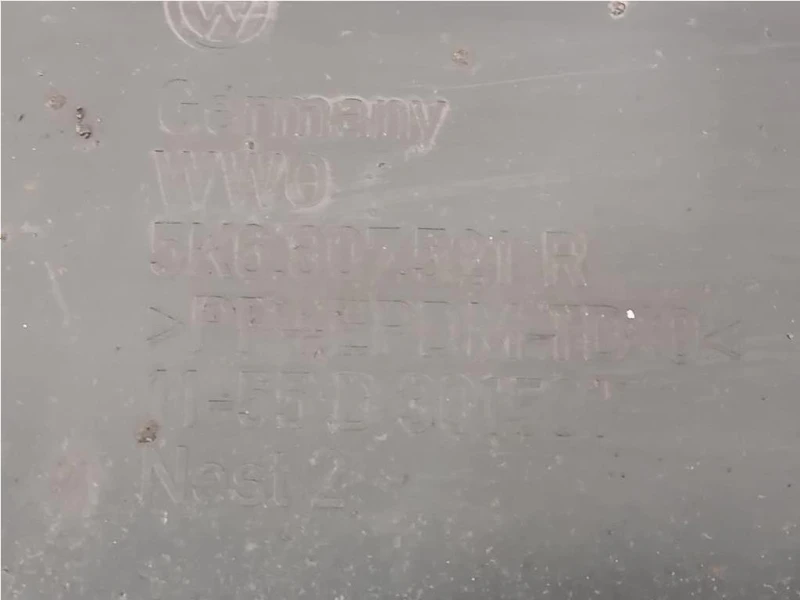 Paraurti POST 5K6807521 Volkswagen GOLF VI 2009