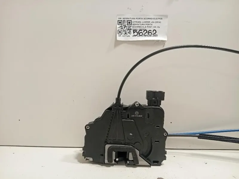 Serratura Porta Scorrevole POST DX SERRATURA PORTA SCORREVOLE POST DX Citroen Jumper III 2014