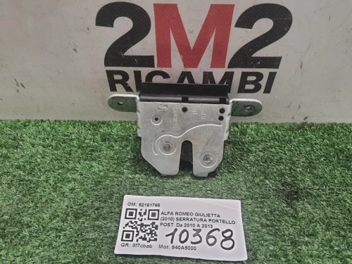 Serratura Portello POST 52161766 Alfa Romeo Giulietta 2010