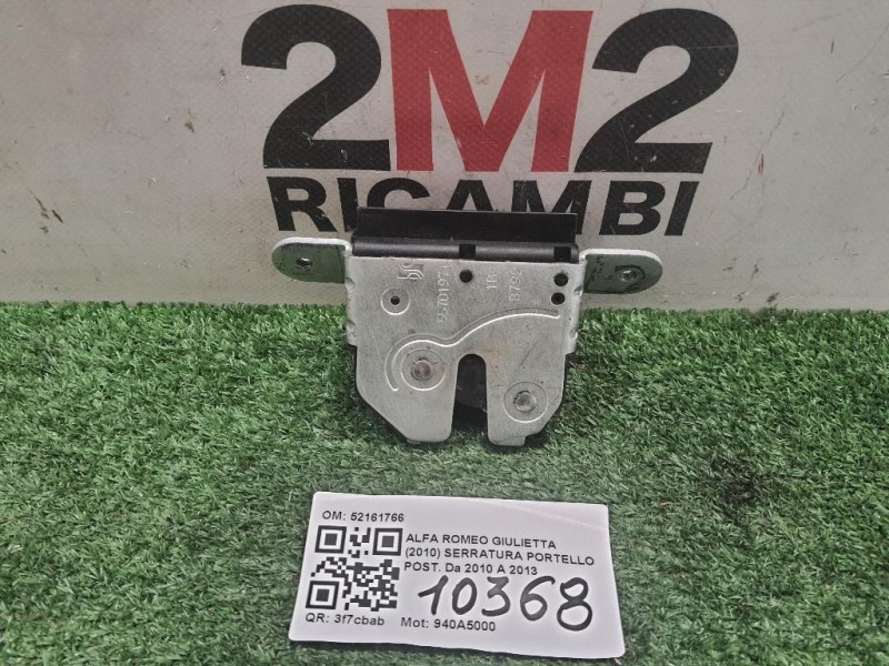Serratura Portello POST 52161766 Alfa Romeo Giulietta 2010