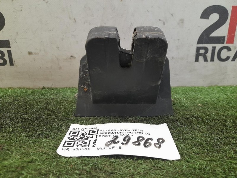 Serratura Portello POST A102523 Audi A3 8VK 2016