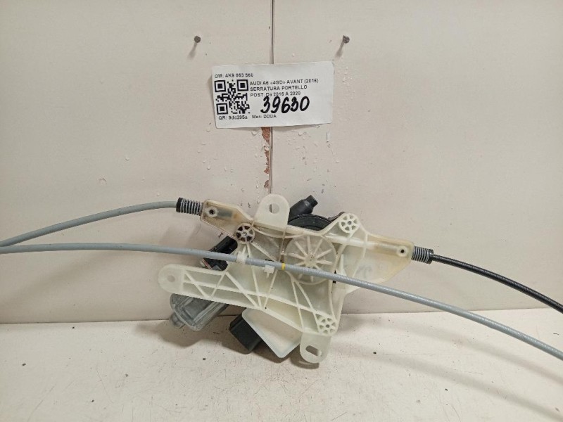 Serratura Portello POST 4K9 863 560 Audi A6 4GD Avant 2016