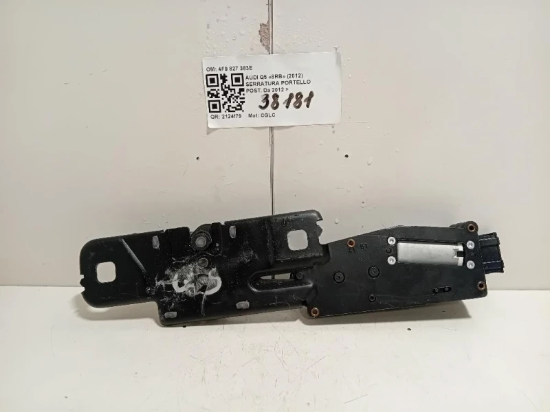 Serratura Portello POST 4F9827383E Audi Q5 8RB 2012