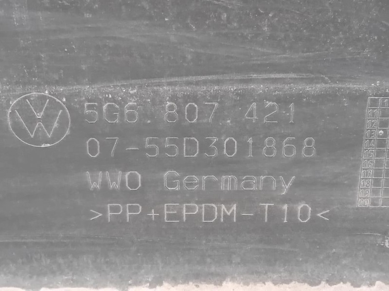 Paraurti POST 5G6807421 Volkswagen GOLF VII 2013