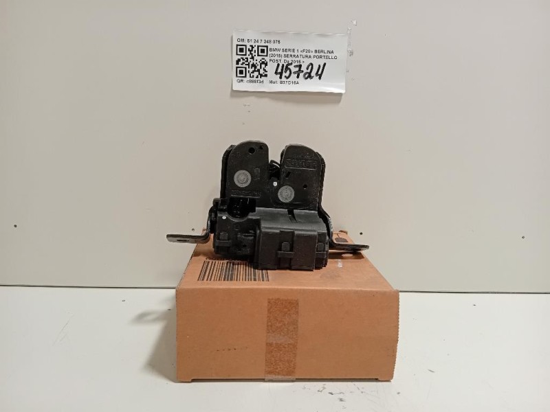 Serratura Portello POST 51 24 7 248 075 Bmw Serie 1 F20 Berlina 2015