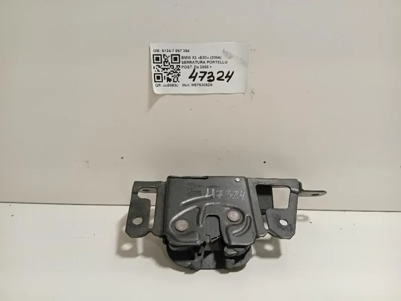 Serratura Portello POST 51247057364 Bmw X3 E83 2004