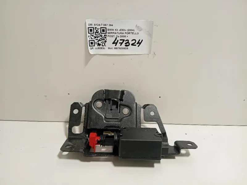Serratura Portello POST 51247057364 Bmw X3 E83 2004