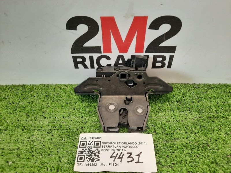 Serratura Portello POST 13524683 PORTELLONE POST Chevrolet Orlando 2011