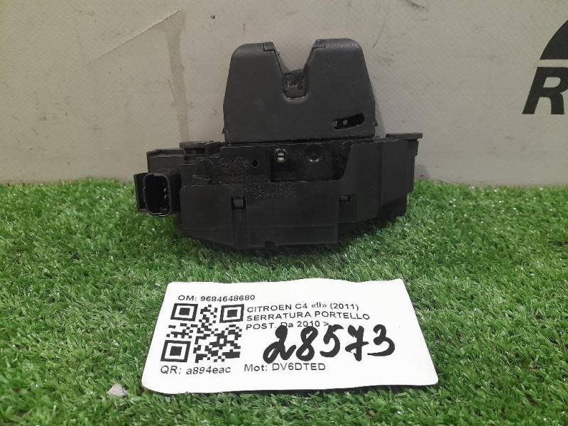 Serratura Portello POST 9684648680 Citroen C4 II 2011