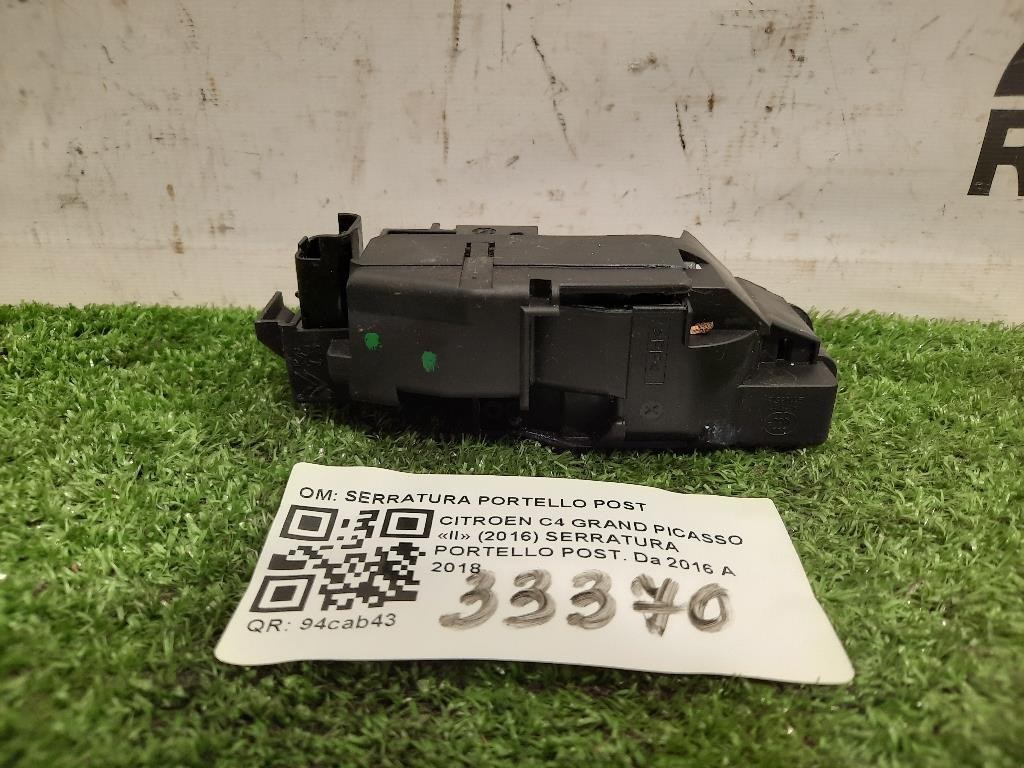 Serratura Portello POST 9804404180 Citroen C4 Grand Picasso II 2016