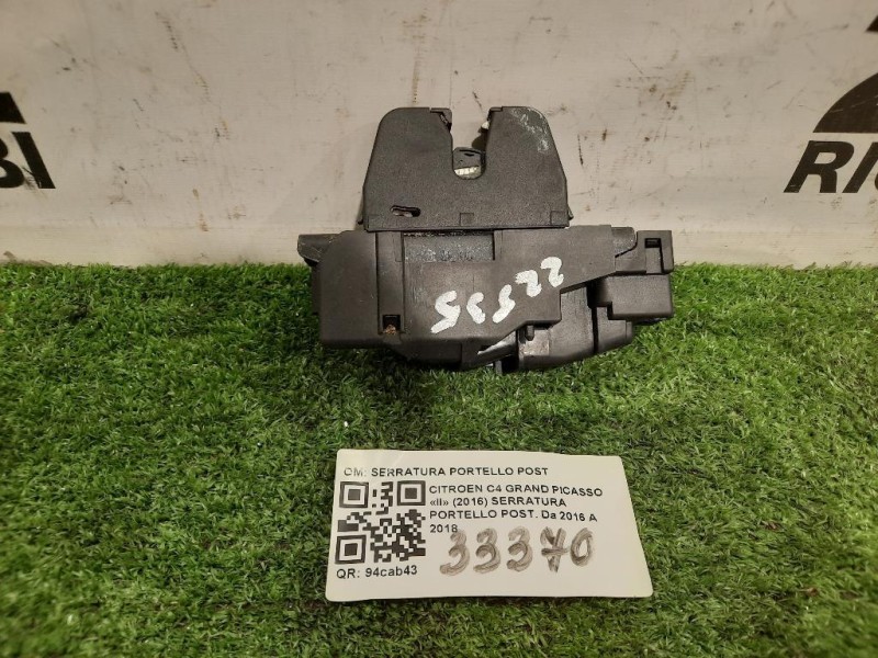 Serratura Portello POST 9804404180 Citroen C4 Grand Picasso II 2016