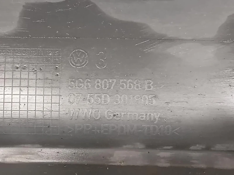 Paraurti POST 5G6 807 421 Volkswagen GOLF VII 2013