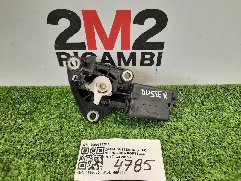Serratura Portello POST 905039326R Dacia Duster I 2014