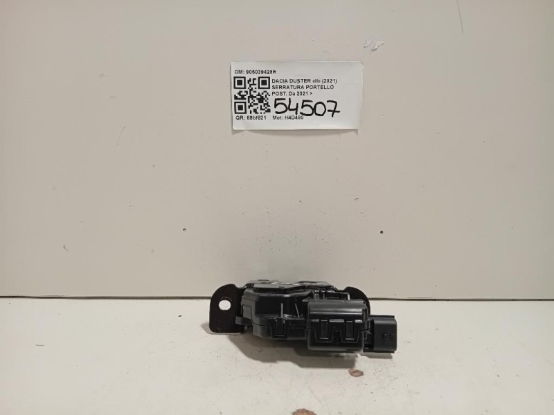 Serratura Portello POST 905039428R Dacia Duster II 2021