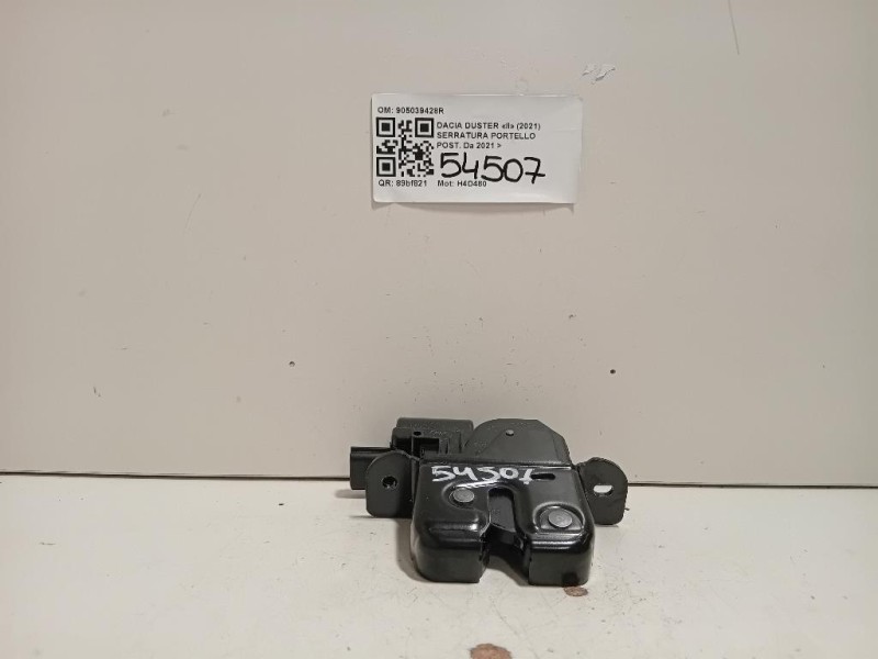 Serratura Portello POST 905039428R Dacia Duster II 2021