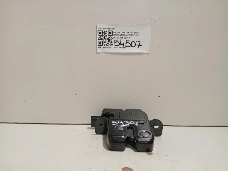 Serratura Portello POST 905039428R Dacia Duster II 2021