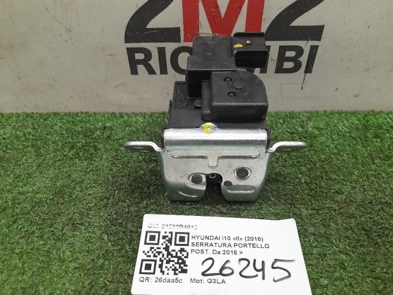 Serratura Portello POST 81230B4010 Hyundai I10 II 2016