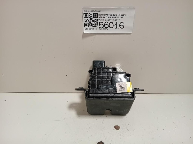 Serratura Portello POST 81230-D3000 Hyundai Tucson II 2015