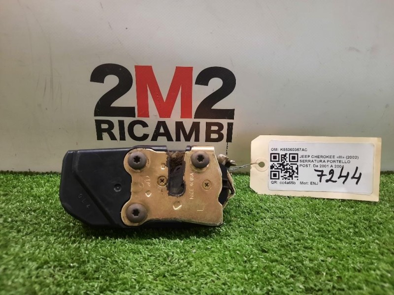 Serratura Portello POST 55360357AC Jeep Cherokee III 2002