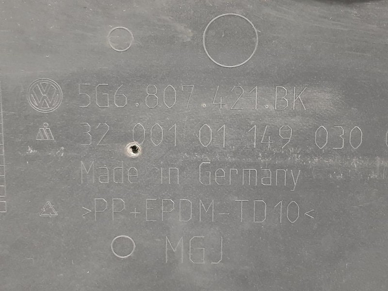 Paraurti POST 5G6 807 421 BK Volkswagen GOLF VII 2017