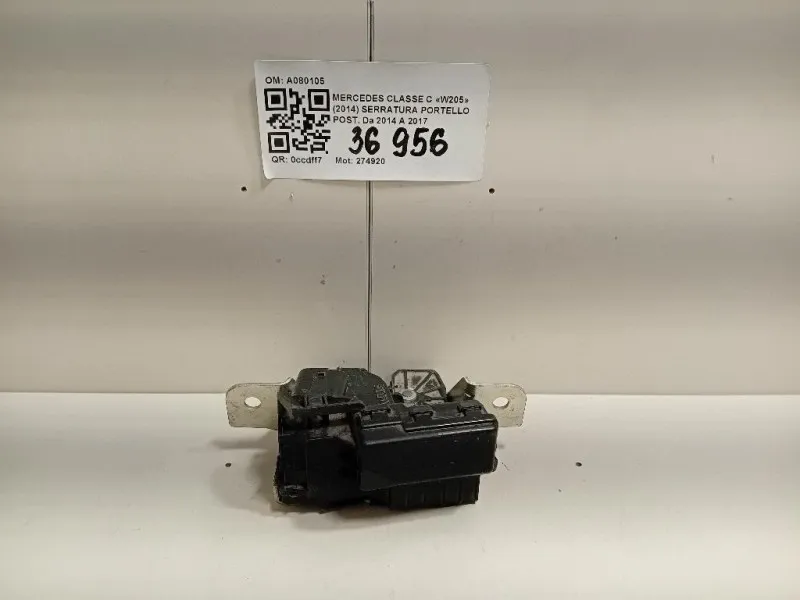 Serratura Portello POST A080105 Mercedes Classe C W205 2014