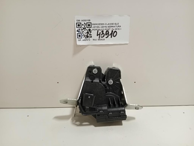 Serratura Portello POST A080105 Mercedes Classe GLE W166 2015