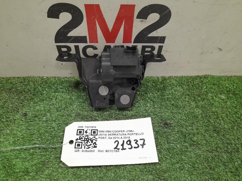 Serratura Portello POST 7337576 Mini MINI Cooper F55 2014